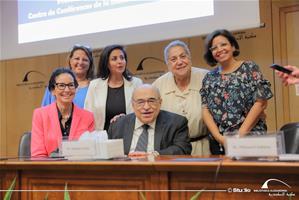 Photo de groupe avec Dr Mostafa El Feki, Directeur de la Bibliotheca Alexandrina