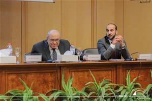 Dr Mostafa El Feki, Directeur de la Bibliotheca Alexandrina et Dr Mohamed Soliman, Directeur du Secteur de l’Approche Culturelle