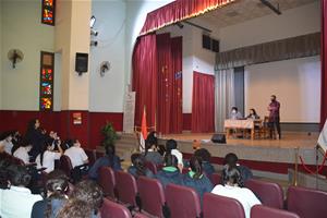 Les participants de la 4<sup>e</sup> journée à l'école Sainte Anne du Caire