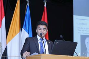  L'intervention de M. Anthony Moheb Habib, Étudiant à la Faculté de Pharmacie (PharmD clinique), Académie Arabe pour les Sciences, la Technologie et le Transport Maritime, Alamein
