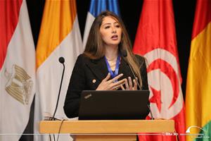 L'intervention de Dr Omneya Abdel-Karim, Professeur adjoint en finance et comptabilité, Académie Arabe pour les Sciences, la Technologie et le Transport Maritime