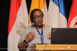 L'intervention de M<sup>me</sup> Etotépé Sogbohossou, Directrice du Département Environnement, Université Senghor à Alexandrie              