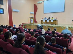Les participants de la 3<sup>e</sup> journée à la Bibliothèque Publique Misr à Port-Saïd