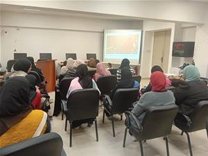 Le public du colloque à l'Ambassade de Savoir de l'Université de Damiette