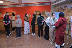 Jeu de conaissance&nbsp;par Dr.Marwa El Sahn aux &eacute;tudiants de la 41e&nbsp;&eacute;dition