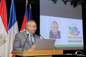 Intervention de&nbsp; Ahmed Abdullah Zayed, Directeur de la Bibliotheca Alexandrina durant la&nbsp;s&eacute;ance inaugurale