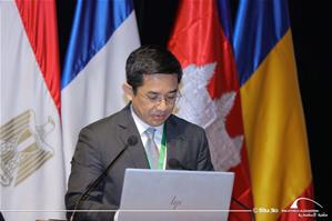 Intervention de Som Visal, Ambassadeur du Cambodge au Caire durant la&nbsp;s&eacute;ance inaugurale