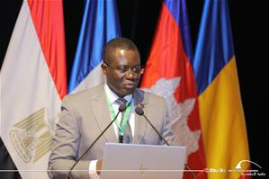 Intervention de Ribio Nzeza, Directeur du D&eacute;partement Culture &agrave; l&rsquo;Universit&eacute; Senghor &agrave; Alexandrie durant la&nbsp;s&eacute;ance inaugurale