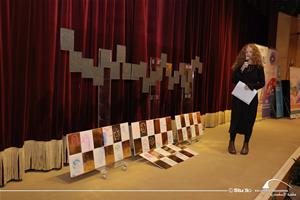  Installation de l&rsquo;&oelig;uvre Synergia Alexandrina et lecture par Augustine Gaugry durant la s&eacute;ance de Cl&ocirc;ture&nbsp;