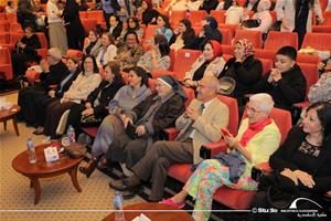  Installation de l&rsquo;&oelig;uvre Synergia Alexandrina et lecture par Augustine Gaugry durant la s&eacute;ance de Cl&ocirc;ture&nbsp;