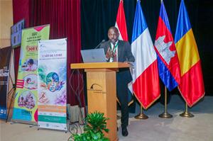 Intervention de L&eacute;on Savadogo, Directeur du D&eacute;partement Sant&eacute; &agrave; l&rsquo;Universit&eacute; Senghor durant la&nbsp;s&eacute;ance inaugurale