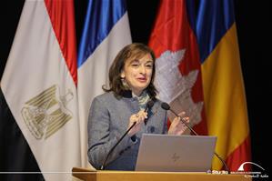 Mot de Mme Olivia Toderean, Ambassadrice de Roumanie en Egypte