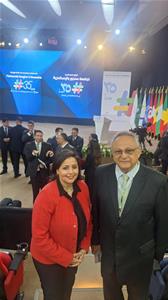 Le Pr&eacute;sident Abdel Fattah al-Sissi et le Pr&eacute;sident Emmanuel Macron ont inaugur&eacute; le nouveau campus de l'Universit&eacute; Senghor. Ce nouvel &eacute;difice renforce le r&ocirc;le de l'&Eacute;gypte comme phare de la Francophonie et consolide les liens d'amiti&eacute; et de coop&eacute;ration acad&eacute;mique entre nos deux nations. Retour en images sur cette c&eacute;r&eacute;monie d'exception.