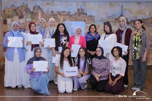 Photo de groupe de l'universit&eacute; du Fayoum