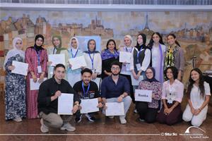 Photo de groupe de l'universit&eacute; de Banha