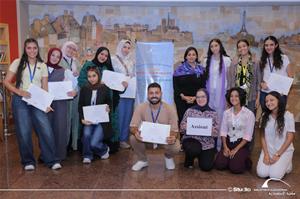 Photo de groupe de l'universit&eacute; d'Assiout