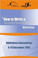 How to Write a Successful Research Proposal