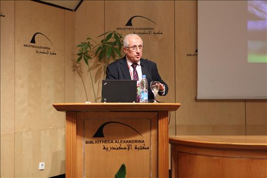 Dr. Mohamed El-Faham,Scientific Advisor at Bibliotheca Alexandrina, during the opening session.