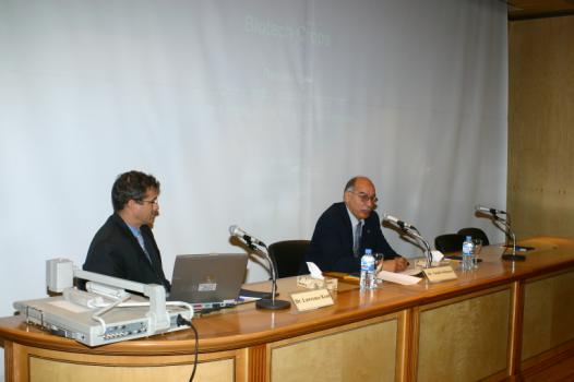 Dr. Kent (left) and Dr. Salah Soliman