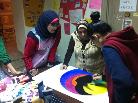 الفن في الفصل الدراسي - ورشة عمل الإسكندرية 