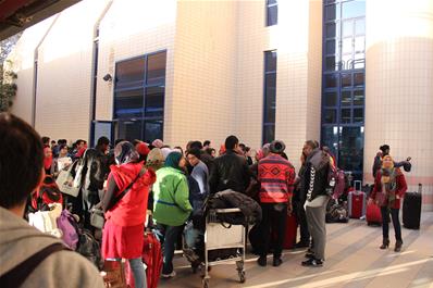 At Aswan International Airport