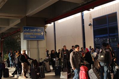 At Aswan International Airport