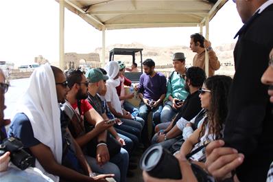 In the Temple of Hatshepsut