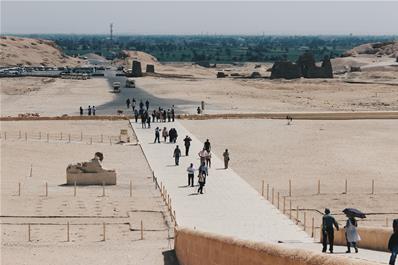 In the Temple of Hatshepsut