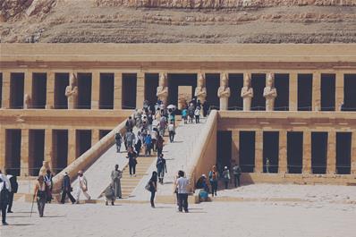 In the Temple of Hatshepsut