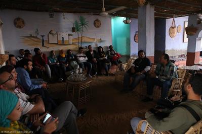 During the visit to the Nubian Village in Aswan - Photo by Mohamed Abdel-Ghani