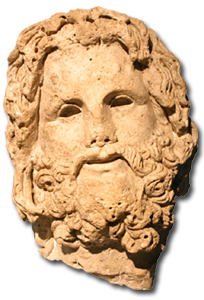 Head of the god Serapis