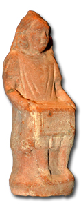 Statuette of a schoolgirl