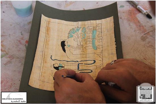 Drawing on Papyrus