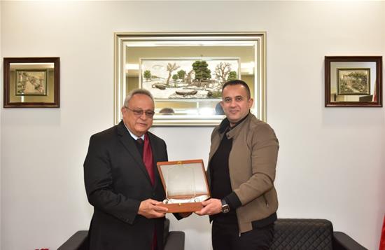 Head of Alamein City Authority Receives BA Director - 14 January 2026