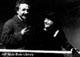 Einstein and his second wife, Elsa.