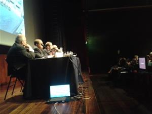 Durant la conférence de la convention de formation 2013-2014