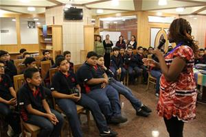 Les participants de l' atelier avec Mme Marie Madeleine Nudundu