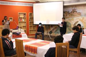 Les participants de l' atelier