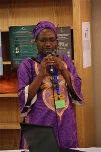 Marie Madeleine Nudundu, l'animatrice de l'atelier