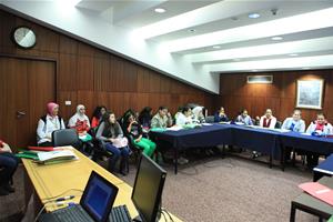 Les participants de l'atelier