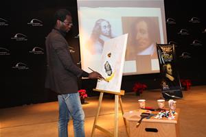 La performance artistique des étudiants de l'Université Senghor