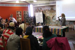 Les participants de l' atelier