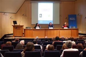 De gauche à droite : Dr Marwa El Sahn, Directrice du Centre d’Activités Francophones (CAF), Dr Gilles Kepel, Professeur des universités à l’Institut d’études politiques de Paris et membre de l’Institut universitaire de France
