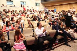Le public de la soirée musicale "Chantons Moustaki" animée par « The Group Band » avec Abbas Abou-ghazala, Alexandre Guillochon, Ghada Karawia et Micha El-Sheikh