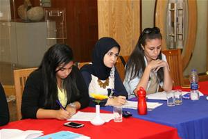 Les participants de l' atelier