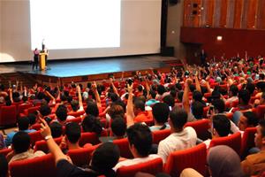 Le public de la conférence annuelle « Sketch your Future »