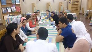 Les participants de l’atelier professionnel (Parlons ensemble en Français) : Ateliers cocktails de conversation