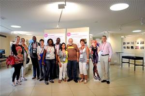 Photo de groupe à la fin de l'atelier professionnel: « Gérer vos collections audiovisuelles »