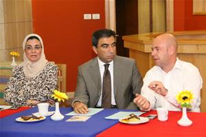Les participants de la deuxième rencontre des établissements scolaires et universitaires francophones d’Alexandrie 