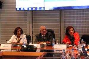 Les participants du 1ère réunion du Conseil d'Administration du CAF